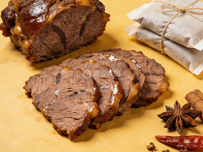 高清大图下载【趣麦麦图】卤牛肉美食摄影