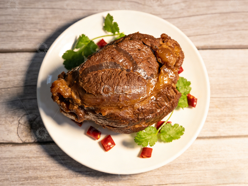 高清大图下载【趣麦麦图】中式卤味大肉块美食摄影