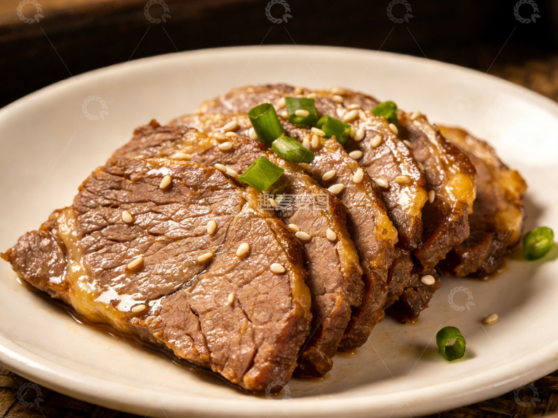 高清大图下载【趣麦麦图】中式卤牛肉美食摄影图片