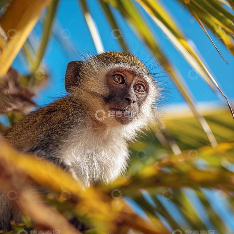 高清大图下载【趣麦麦图】-树冠下的奇幻生灵