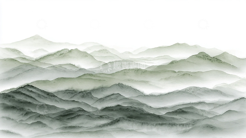 高清大图下载【趣麦麦图】云海山峦梦幻交织