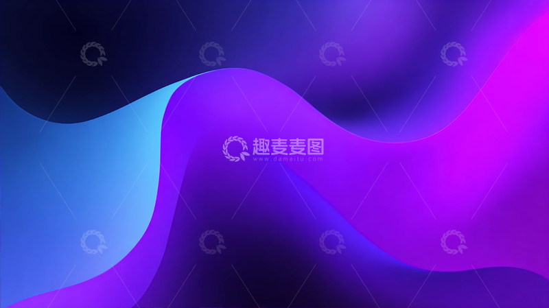 高清大图下载【趣麦麦图】梦幻色彩交织的抽象之舞