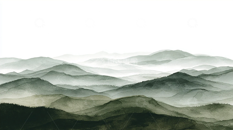 高清大图下载【趣麦麦图】层层叠叠的自然画卷