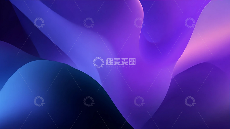 高清大图下载【趣麦麦图】幻彩流动的极光之梦