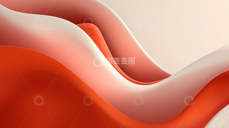 高清大图下载【趣麦麦图】绚丽波纹中的色彩交响