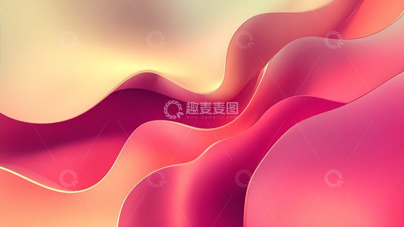 高清大图下载【趣麦麦图】梦幻流动的色彩之海