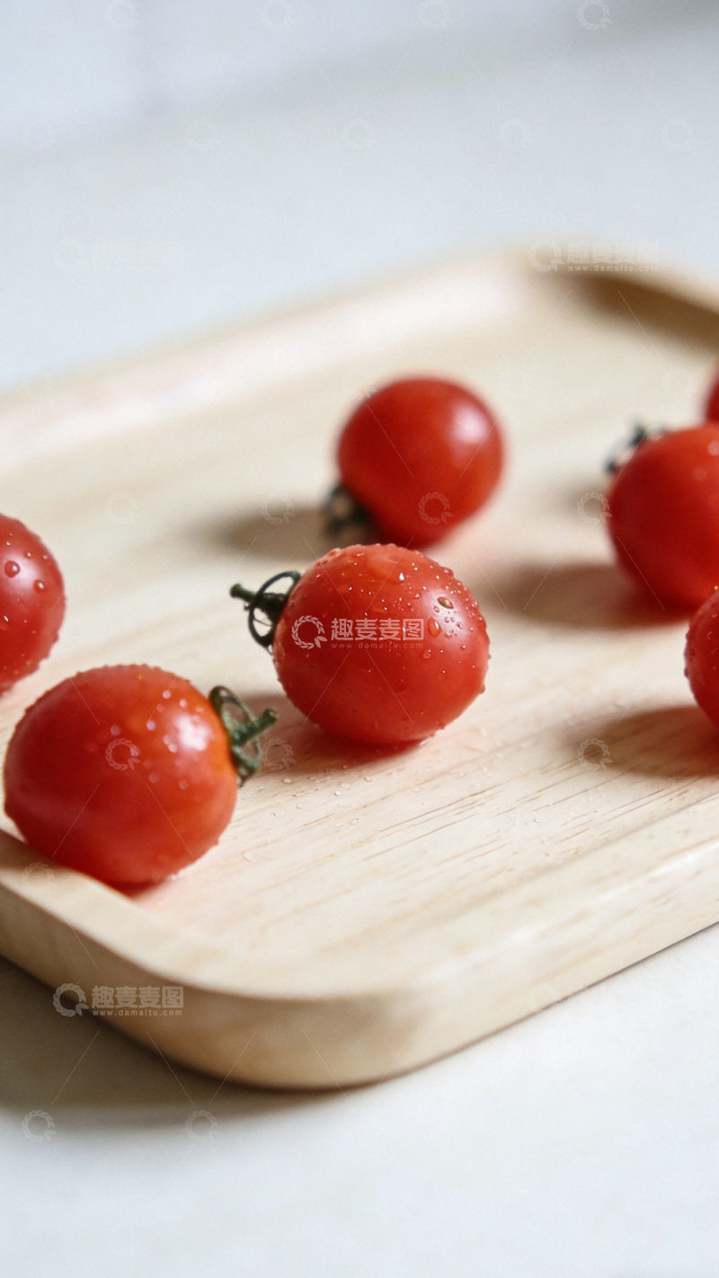 高清大图下载【趣麦麦图】-清新蔬菜摄影樱桃番茄