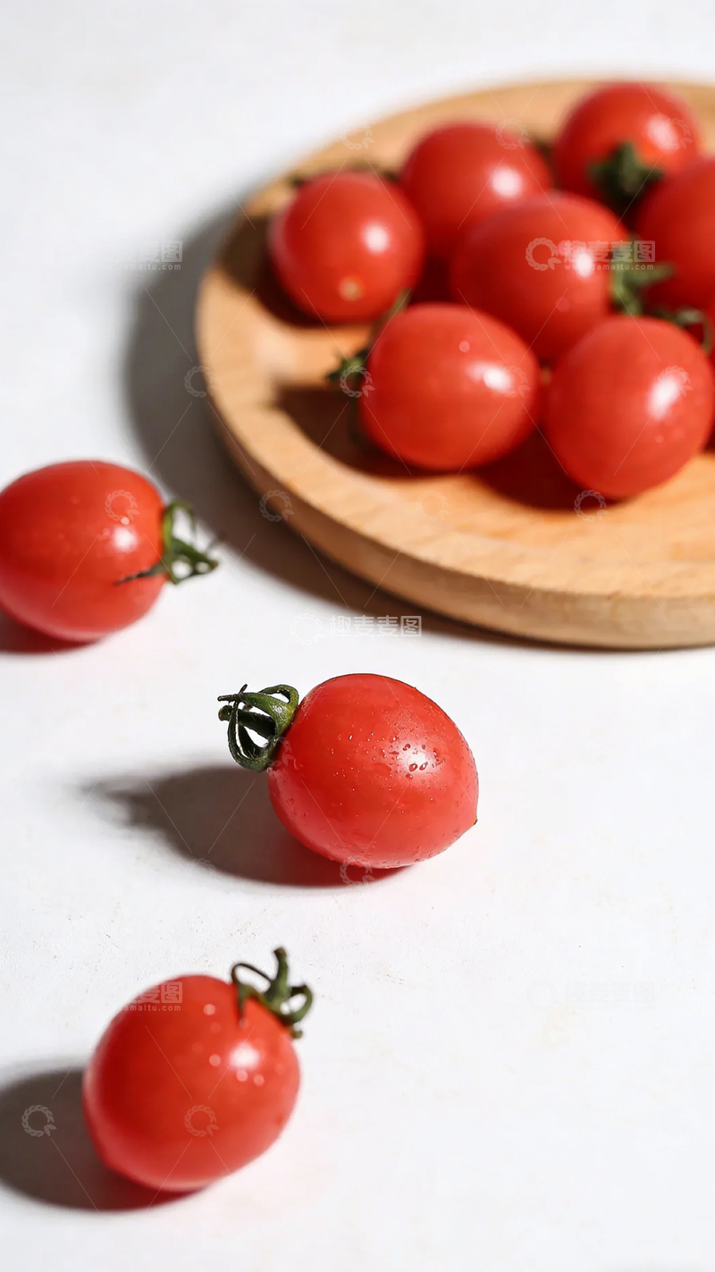 高清大图下载【趣麦麦图】简约风格圣女果摄影