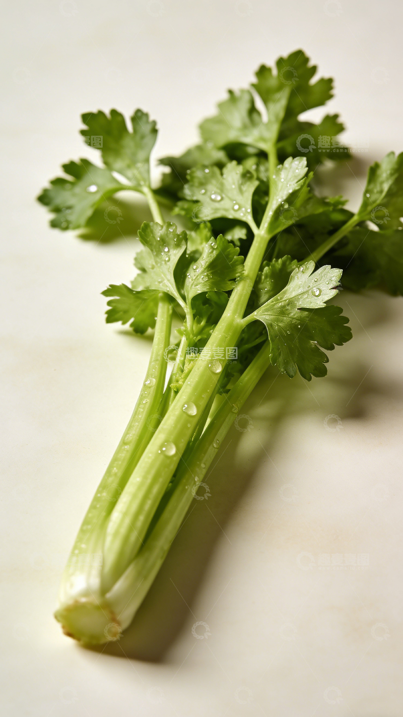 高清大图下载【趣麦麦图】-清新芹菜特写摄影