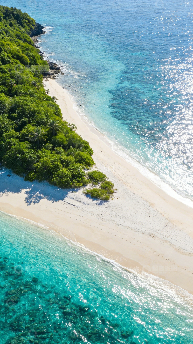 高清大图下载【趣麦麦图】碧海蓝天沙滩美景