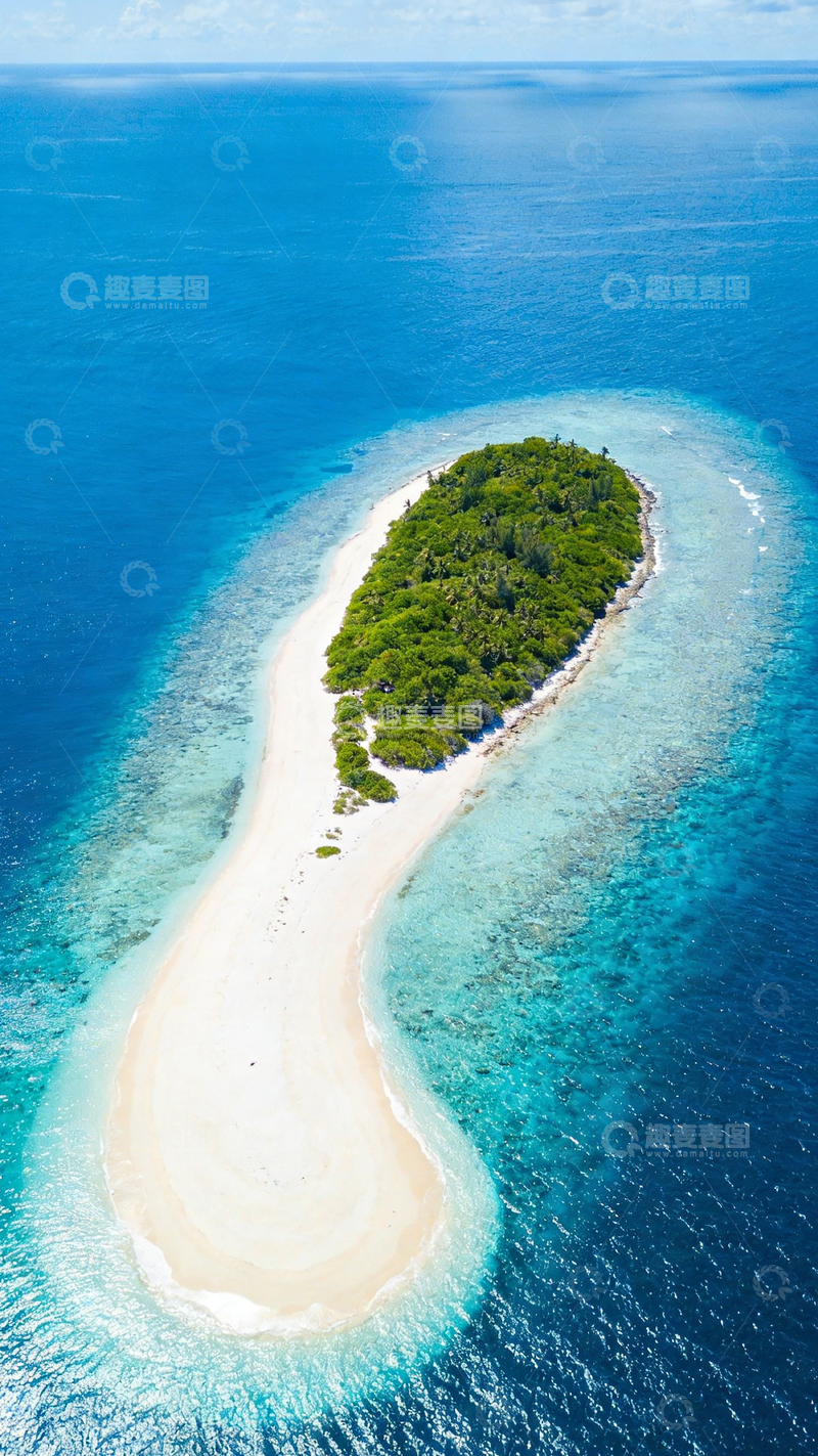 高清大图下载【趣麦麦图】海岛风光航拍美景