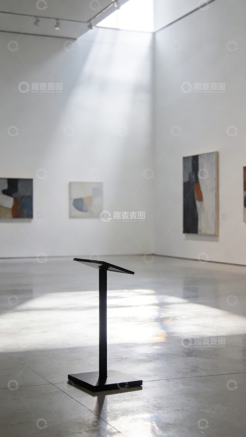 高清大图下载【趣麦麦图】简约艺术空间画作展示