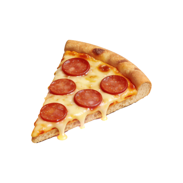 立体食物图标一小块披萨饼1