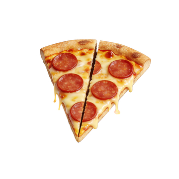 立体食物图标一小块披萨饼2