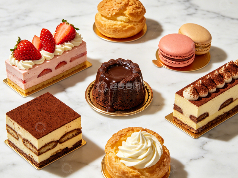 高清大图下载【趣麦麦图】精美糕点美食摄影图
