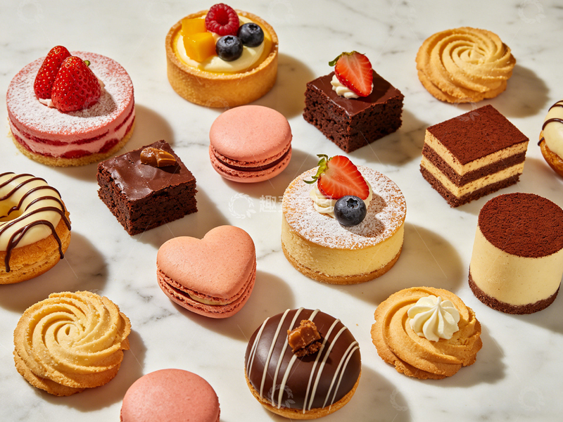 高清大图下载【趣麦麦图】甜点拼盘美食摄影图片