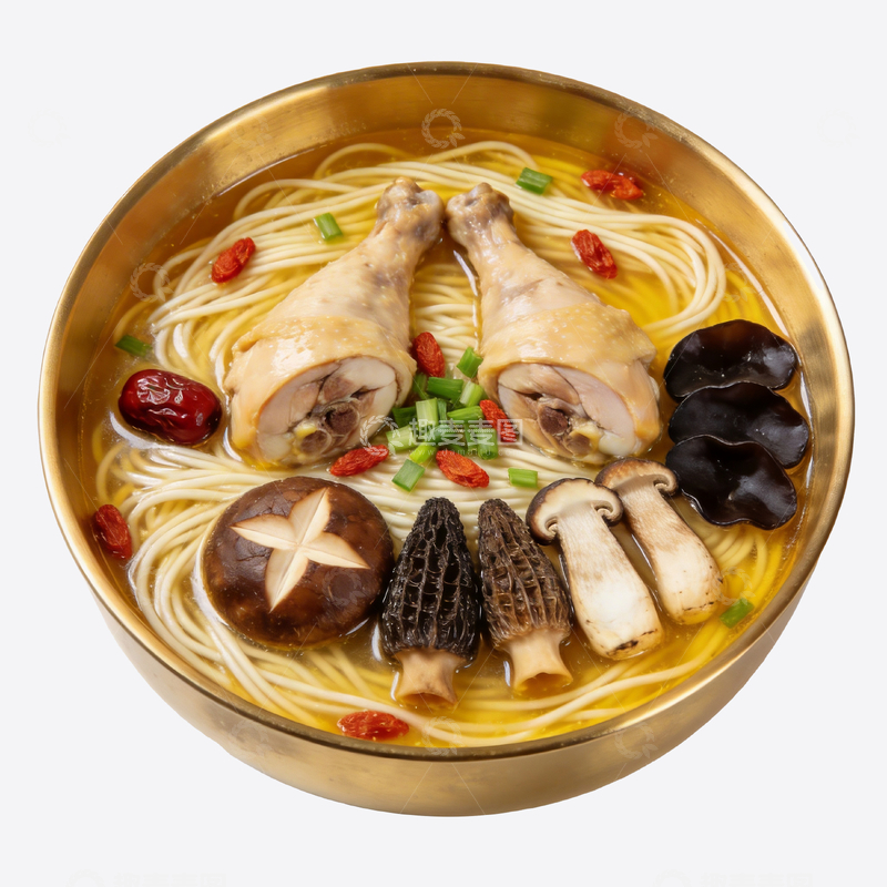 源文件下载【趣麦麦图】菌菇鸡汤面2