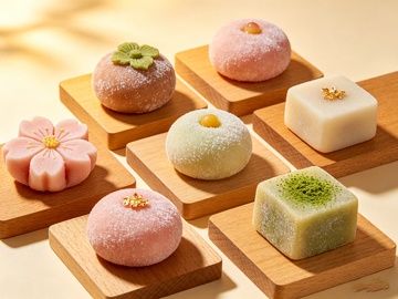 日式甜点糕点美食摄影