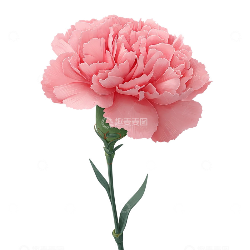 高清大图下载【趣麦麦图】粉色康乃馨的温柔诗篇