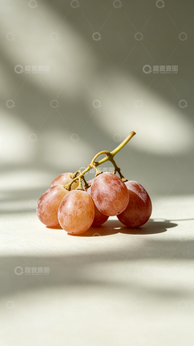 高清大图下载【趣麦麦图】光影下的红葡萄特写摄影