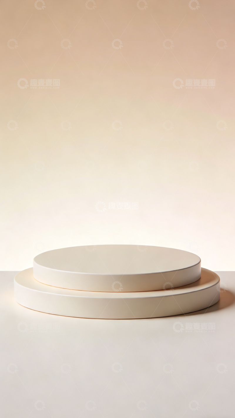 高清大图下载【趣麦麦图】简约圆形展示台