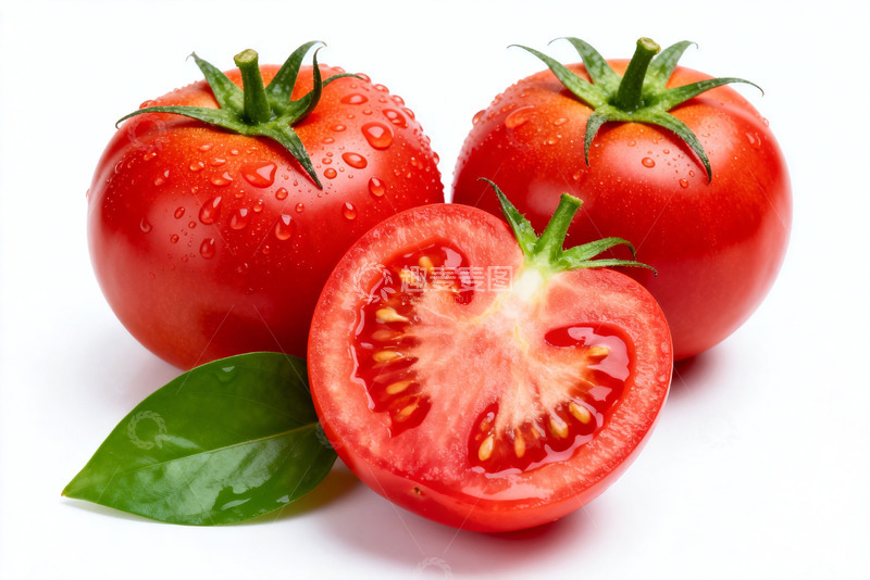 高清大图下载【趣麦麦图】新鲜番茄实拍生鲜食材0