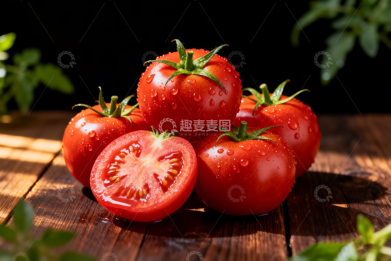 高清大图下载【趣麦麦图】新鲜番茄实拍生鲜食材2