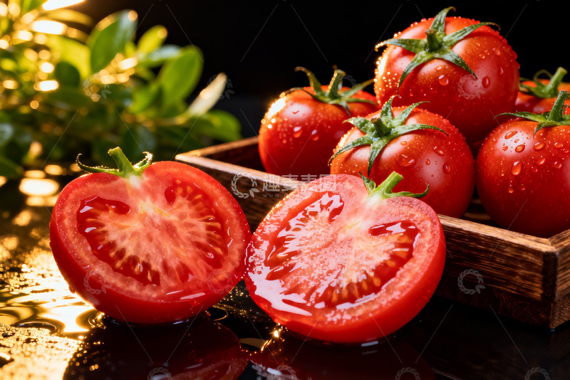 高清大图下载【趣麦麦图】新鲜番茄实拍生鲜食材00