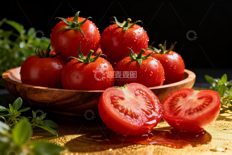 高清大图下载【趣麦麦图】新鲜番茄西红柿2