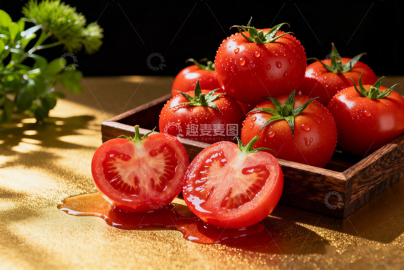 高清大图下载【趣麦麦图】新鲜番茄西红柿4