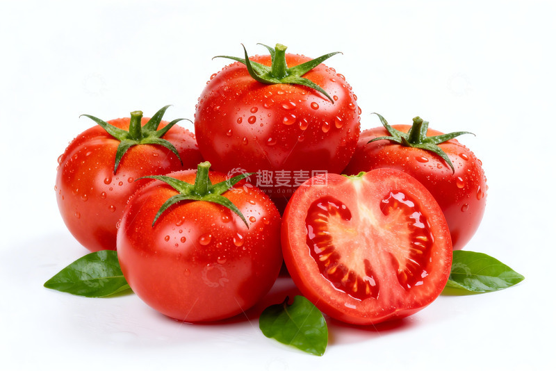 高清大图下载【趣麦麦图】新鲜番茄西红柿实拍