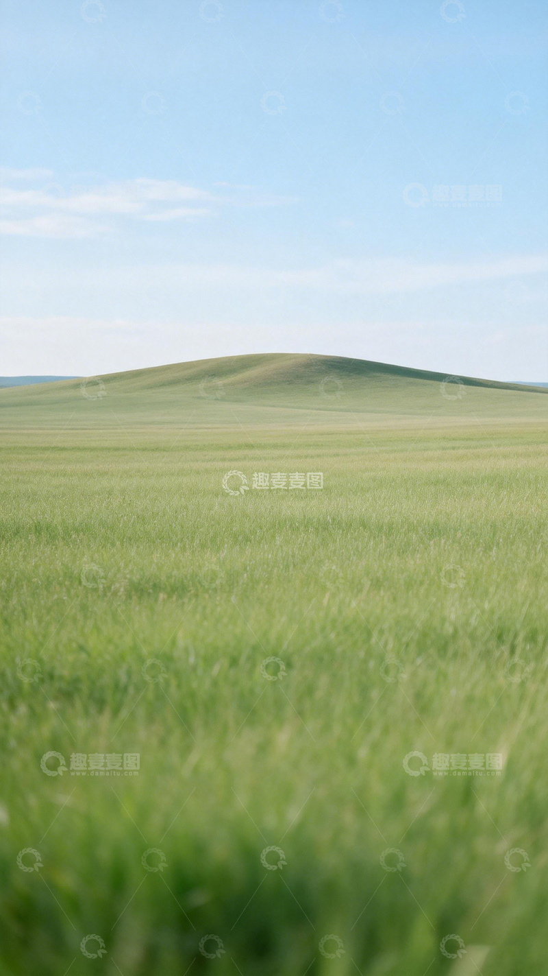 高清大图下载【趣麦麦图】草原风光绿意盎然