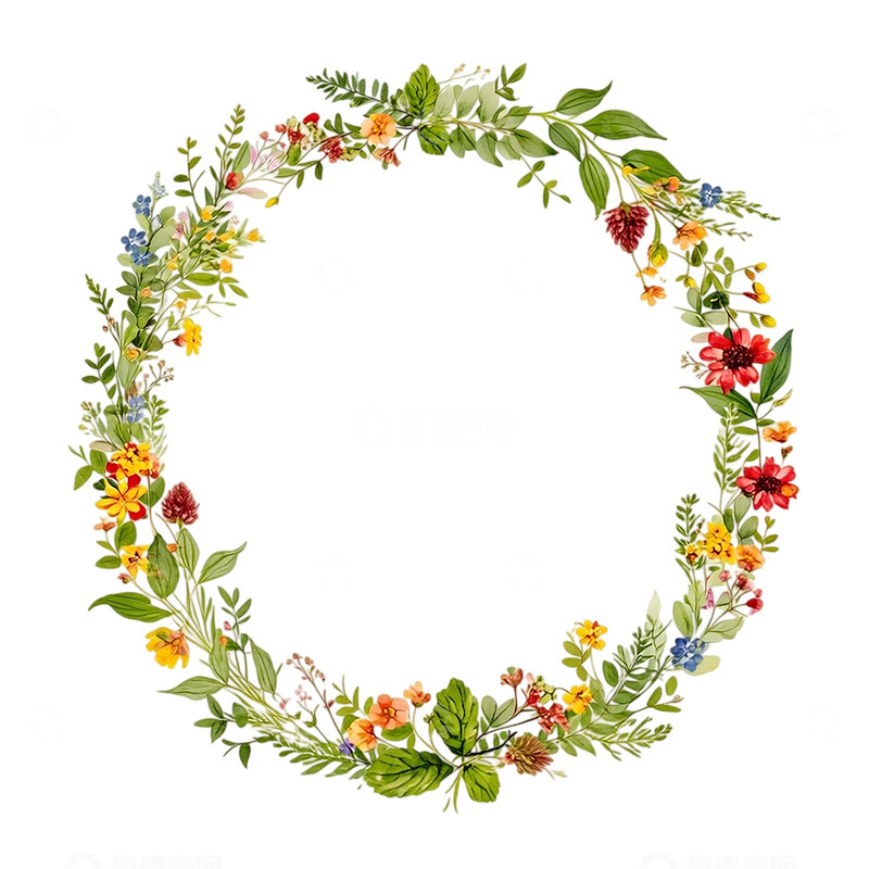 高清大图下载【趣麦麦图】盛夏花环的秘密仪式