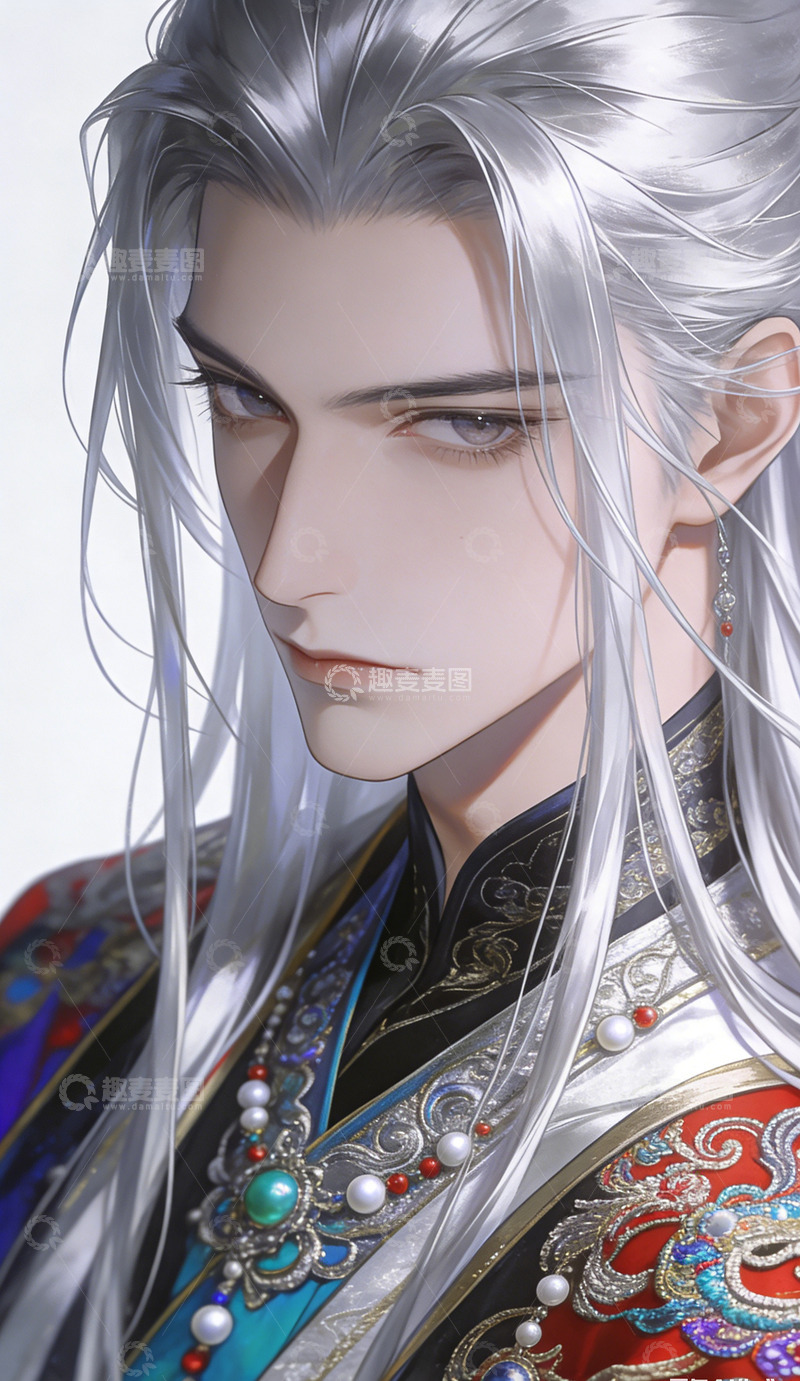 高清大图下载【趣麦麦图】古风动漫人物插画壁纸装饰画