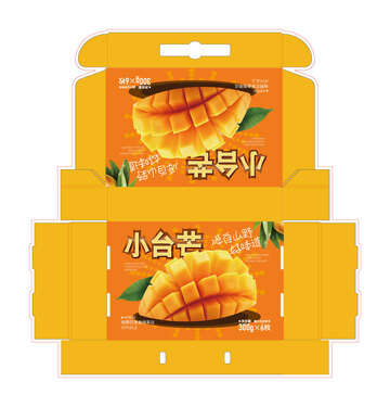 芒果礼盒小台芒包装设计