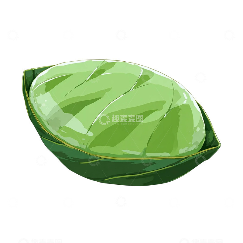 高清大图下载【趣麦麦图】绿意盎然的青团奇幻世界