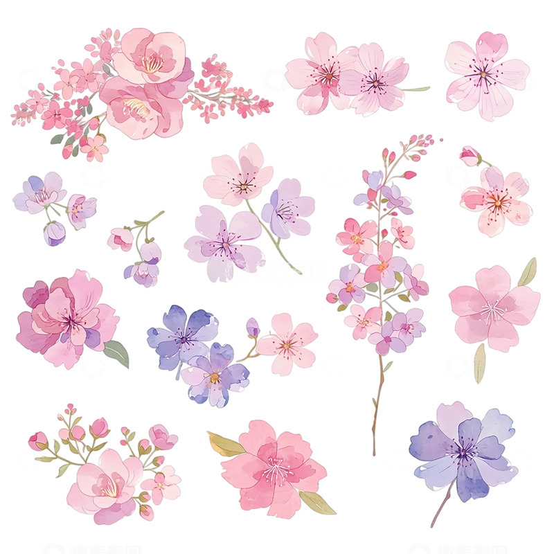 高清大图下载【趣麦麦图】梦幻粉色花海的诗意绽放