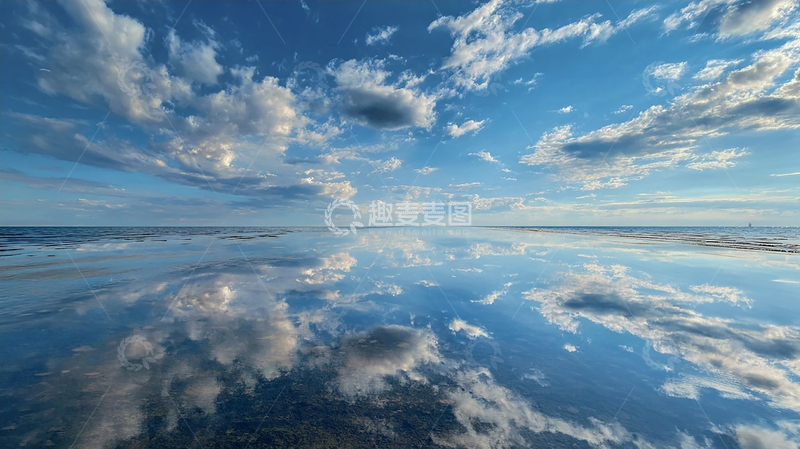 高清大图下载【趣麦麦图】海天一色的静谧奇观