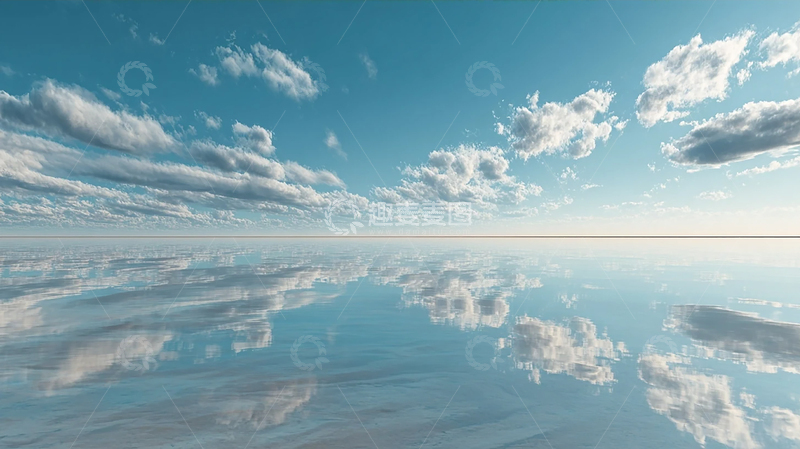 高清大图下载【趣麦麦图】云端倒影的梦幻世界