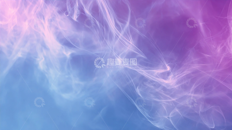 高清大图下载【趣麦麦图】梦幻色彩交织的灵动云烟