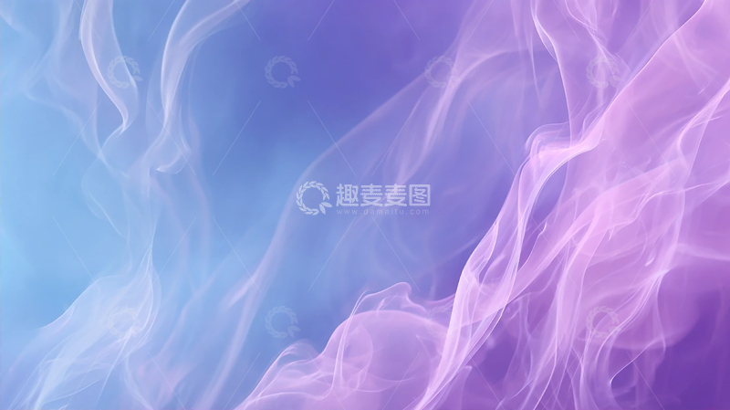 高清大图下载【趣麦麦图】神秘紫色雾气缭绕的梦境空间