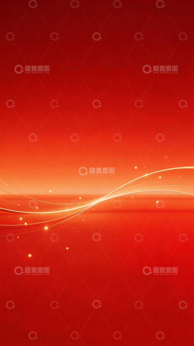 高清大图下载【趣麦麦图】红色渐变光影背景设计