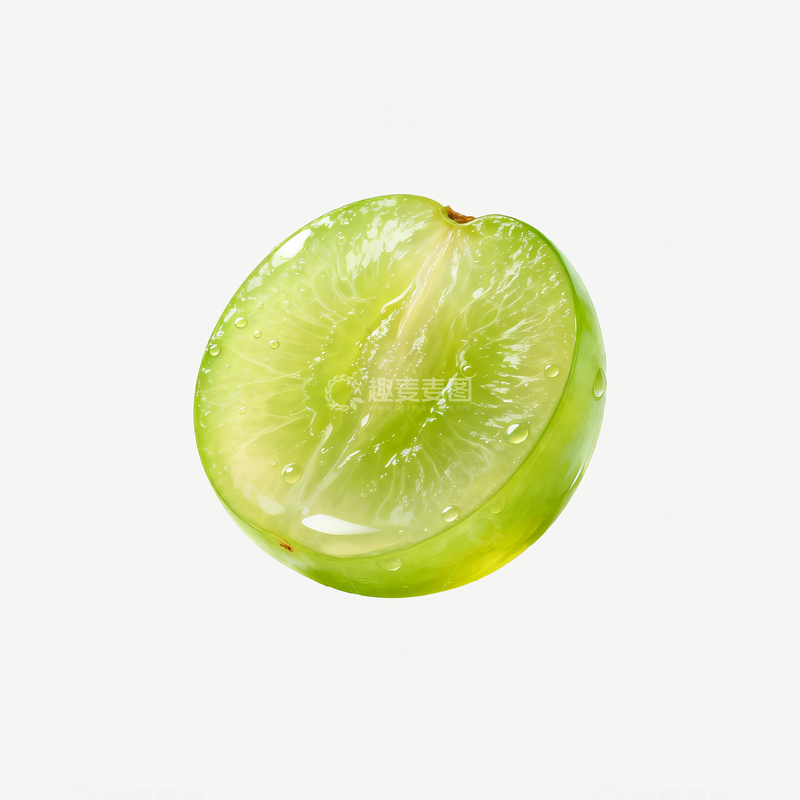 源文件下载【趣麦麦图】青葡萄切面特写摄影2