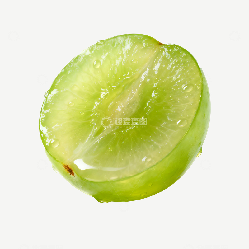 源文件下载【趣麦麦图】青葡萄切面特写摄影4
