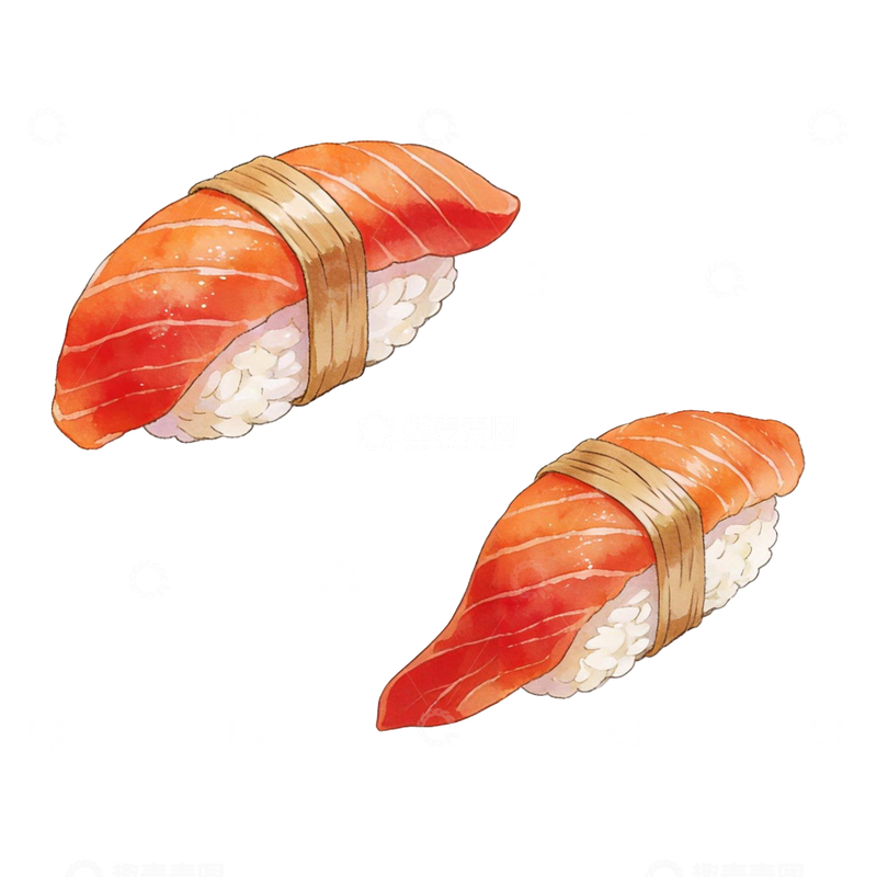 源文件下载【趣麦麦图】三文鱼小卷1