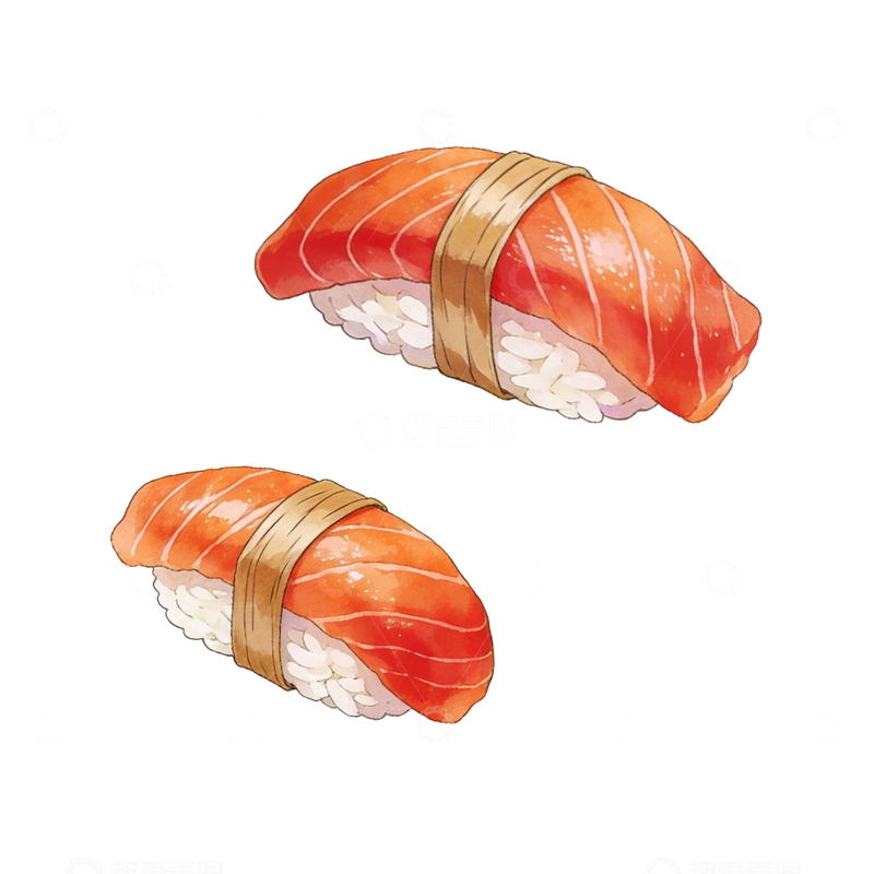 源文件下载【趣麦麦图】三文鱼小卷2