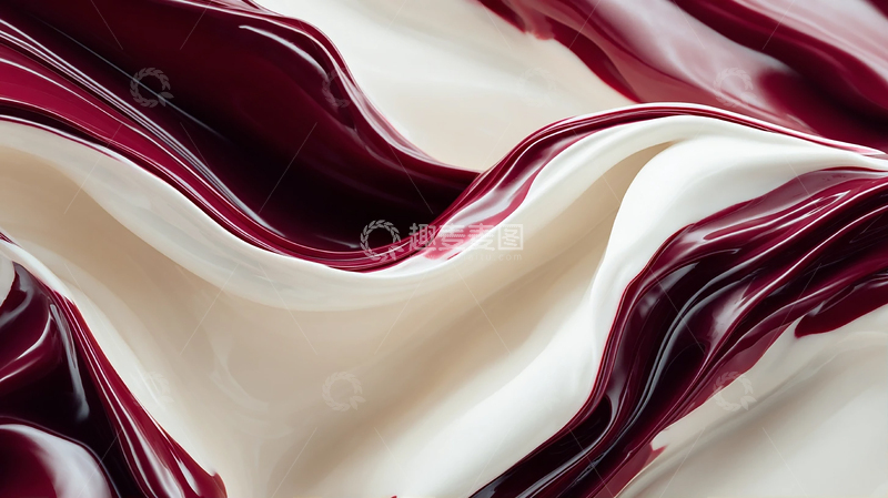 高清大图下载【趣麦麦图】绚丽交织的奶油炫彩艺术