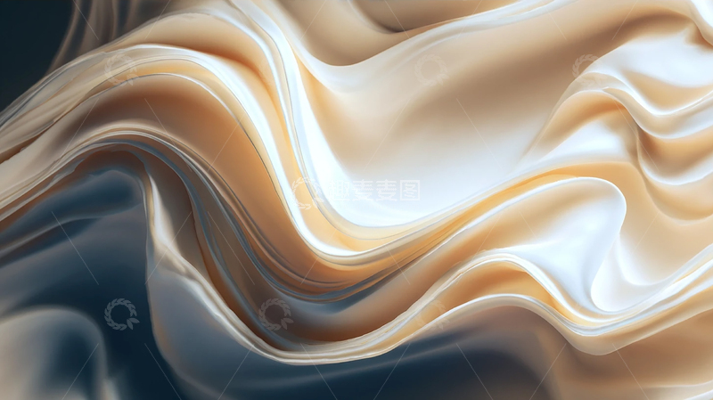 高清大图下载【趣麦麦图】流动的光影交织梦境