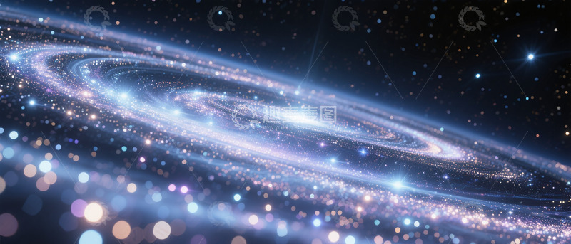 高清大图下载【趣麦麦图】银河星系星空背景图