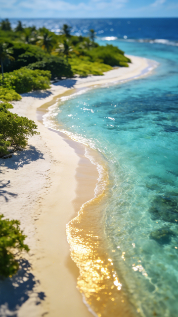 热带海滩风光图片